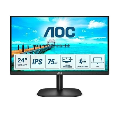 Immagine di AOC B2 24B2XD LED display 60.5 cm (23.8) 1920 x 1080 pixels Full HD Black
