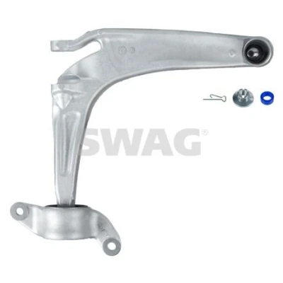 Immagine di SWAG 85 94 2148 Braccio oscillante, Sospensione ruota con supporto/cuscinetto Assale anteriore Dx trasversale oscillante Alluminio