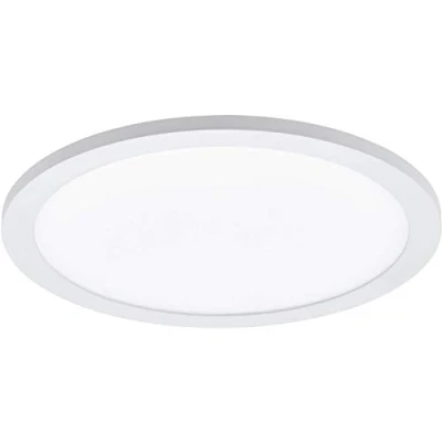 Immagine di EGLO connect, plafoniera a pannello Led Sarsina c, Smart Home, alluminio e plastica, bianco, diametro di 30 cm, telecomando incluso, dimmerabile, tonalità colori del bianco regolabili
