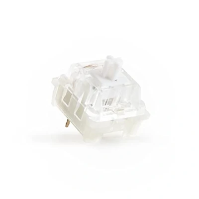 Immagine di DucKey Interruttore KTT Kang White V3,MX Lineare 3pin 45g MX Switch per La Personalizzazione della Tastiera da Gioco Meccanica (Size : 70PCS)