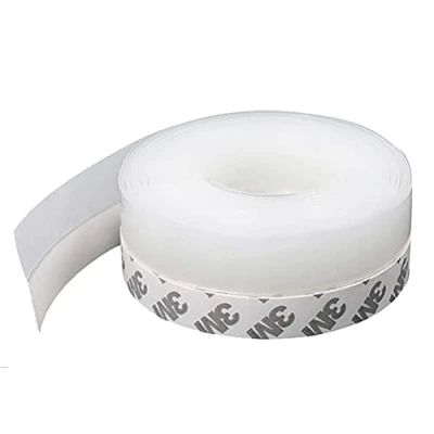 Immagine di Paraspifferi Sottoporta,Porta guarnizione inferiore Striscia Sigillante in Silicone Autoadesiva per Porte e Finestre Porta Della Doccia Vetro Bordi Laterali di Impermeabile Antivento 35mm