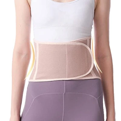 Immagine di USUN Supporto per La Vita Fascia Lombare Tenersi al Caldo in Inverno Cintura di Sostegno Protezione Addominale e Elastico con Chiusura Velcro