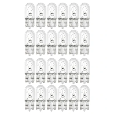 Immagine di Magnet Pack 20 lampadine alogene W5W a cuneo 12V 5W T10 Base W2.1X9.5D Interni ed esterni Auto e moto