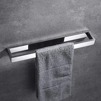 Immagine di Celbon 40cm Acciaio Inossidabile Portasciugamani da parete Bagno Montaggio a porta Salviette asciugamano Installazione vite …