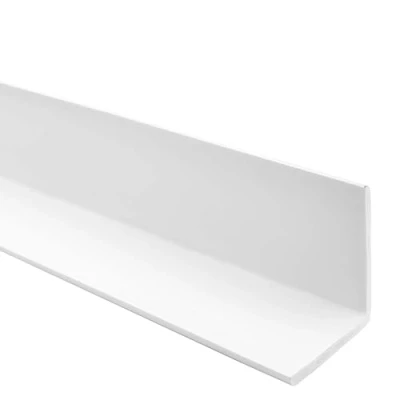 Immagine di Quest Profilo angolare 35 x mm, paraspigoli PVC plastica senza nastro adesivo 130 cm, bianco