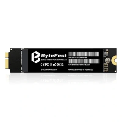Immagine di ByteFest 1TB SSD Interno per Apple MacBook Air 2010 2011 A1369 (EMC 2392/2469) A1370 2393/2471) (MacOS Pre Installato), Unità a Stato Solido Interna