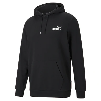 Immagine di Puma ESS Small LOGO Hoodie Felpa con cappuccio, Uomo, Taglia: Small, Black