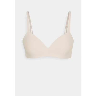 Immagine di Calvin Klein Underwear Seductive Comfort Light LIFT DEMI Wirefree Reggiseno con spalline regolabili, Donna, Taglia: 70F, Beechwood