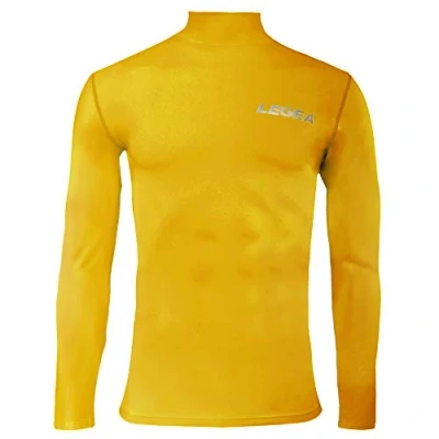 Immagine di Legea Body 6 Dynamic Maglia intima a maniche lunghe uomo, collo alto, Giallo (Jaune), Taglia del produttore: S