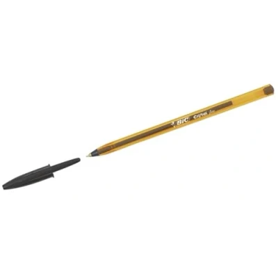 Immagine di BIC Set di 5 penne a sfera CRISTAL sottile, punta fine, colore: Nero