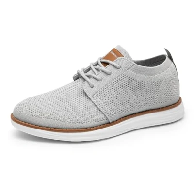 Immagine di Bruno Marc Men Sneaker Oxfords Light Materiale Traspirato Memory Foam Soleggia,Size 43,Grigio,GRAND 01