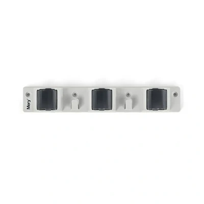 Immagine di Mery 0595.01 Portapalo Triplo, Polipropilene, Grigio, 4.2 x 3.6 26 cm, 4,2x3,6x26 cm
