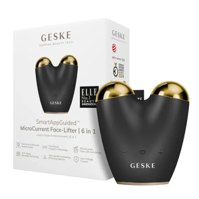 Immagine di Geske Microcurrent Facelifter 6 IN 1 Electronic Tools SMARTAPPGUIDED Accessori skincare, Taglia: One Size, Gray