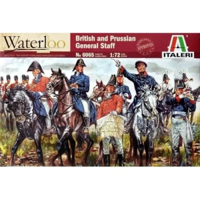 Immagine di Italeri 6065 Napoleonic Wars British &amp; Prussian General Staff Scala 1:72