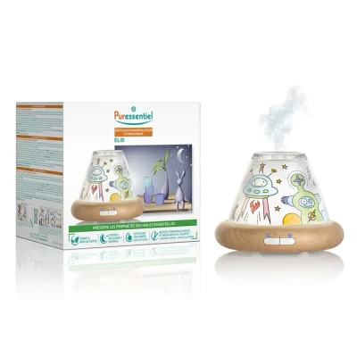 Immagine di Puressentiel Diffusore umidificatore ultrasonico ELIO modalità notturna e sonno per bambini decorazioni personalizzabili