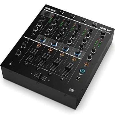Immagine di Reloop Mixer Bluetooth DJ Club a 4 canali RMX 44 BT, 9 ingressi, uscite, ingresso Smart Connectivity con funzione di cue