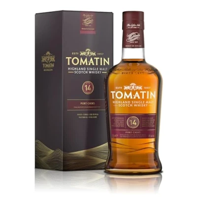Immagine di Tomatin 14 Ans Old Port Casks Scotch Whisky, Whisky Ecossais, 70 cl