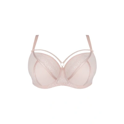 Immagine di Gorsenia Reggiseno Non Imbottito Trasparente con Pizzo K496 Paradise, Beige,3J