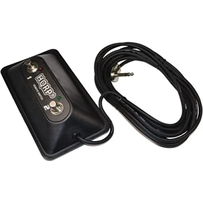 Immagine di HQRP 2 button amplificatore per chitarra a pedale Peavey 03022920/03008010/03014070 Fits Nashville, Valveking, Windsor, speciale, inviato, Bravo, Classic Ampere + sottobicchiere