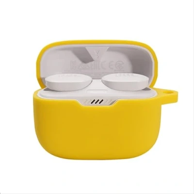 Immagine di GIOPUEY Cover Compatibile con JBL Tune 235NC, Cilicone Custodia, Ultrasottile Case Cover, Antiurto, Resistente ai Graffi Giallo