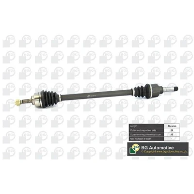 Immagine di BGA DS1420R Albero motore / Semiasse Assale anteriore Dx 844, 944 CITROËN: C3 I Hatchback, C2 PEUGEOT: 1007 Hatchback