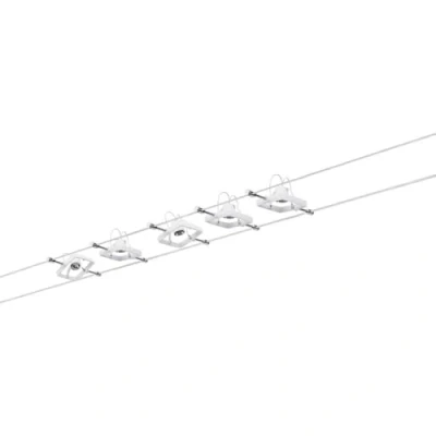 Immagine di Paulmann MacII 94134 Sistema di illuminazione completo su cavo GU5.3 50 W LED (monocolore) Bianco