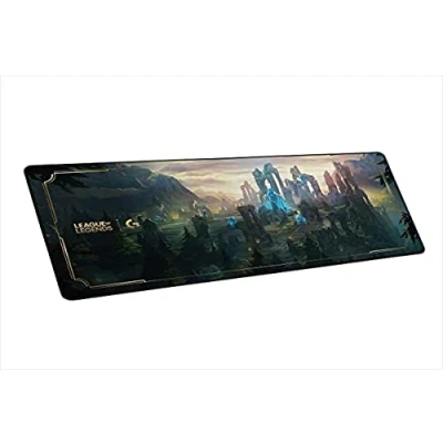 Immagine di Logitech G840 Tappetino Mouse Gaming XL in Tessuto 3 mm di Spessore, Base Stabile Gomma, Superficie Orientata alle Prestazioni, Edizione Ufficiale League of Legends
