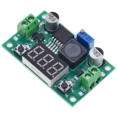 Immagine di TECNOIOT LM2596 DC Adjustable Step Down Power Module + LED Voltmeter DC/DC