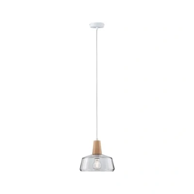Immagine di Paulmann Neordic Ylvie 79744 Lampada a sospensione LED (monocolore) E27 20 W Legno, Trasparente