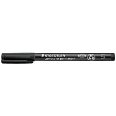 Immagine di Staedtler Lumocolor permanent S DRY SAFE 313 9 Marcatore indelebile Nero resistente allacqua: Sì