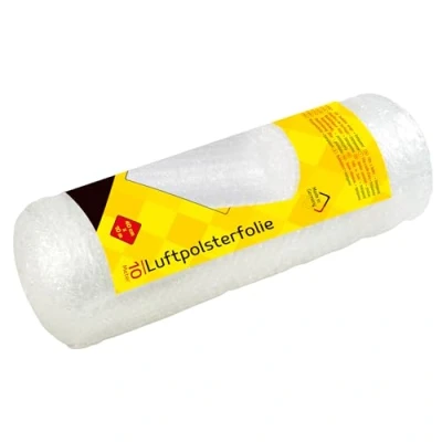 Immagine di Idena 10400 Pluriball per spedizioni, imballaggi e traslochi, 40 cm x 10 m in rotolo, 70 µ, trasparente, 1 pezzo