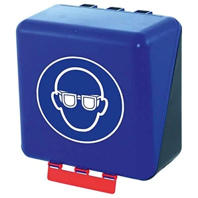 Immagine di Gebra Aufb.Box SECU Midi Standard per protezione degli occhi, blu