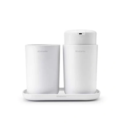 Immagine di Brabantia Set di 3 accessori per WC, bianco, taglia unica
