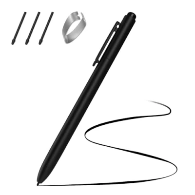 Immagine di MoKo Penna Elettromagnetica per Remarkable 2, Stylus EMR con 4096 Livelli di Pressione, 3 Punte Extra e Rifiuto del Palmo Tablet/Remarkable 2&amp;1/Galaxy Tab&amp;Book/BOOX/Scribe/Dispositivi