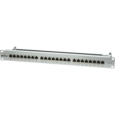 Immagine di Intellinet 720014 24 Porte Patchpanel di rete 483 mm (19) CAT 6 Nero