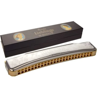 Immagine di M733201 Hohner Unsere Lieblinge&quot;48&quot; Hole Harmonica C