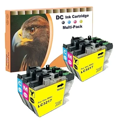 Immagine di D&amp;C LC3217 Cartucce d&#039;inchiostro compatibili per Brother LC 3219XL 3217 MFC J5330DW J5335DW J5730DW J5930DW J6530DW J6930DW J6935DW (6 Pack)