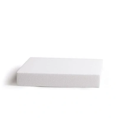 Immagine di Decora 0173948 Basi quadrate in polistirolo ideali per esercitazioni e realizzare torte a piani dall&#039;aspetto perfetto, Dim. 20 X H 5 CM