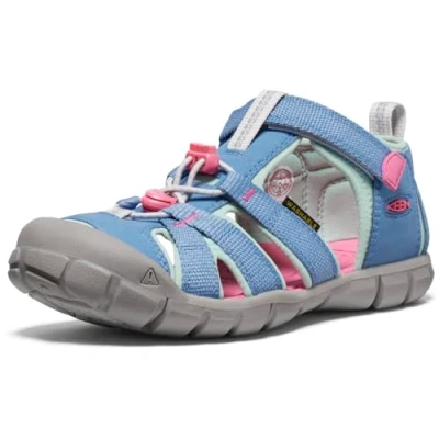 Immagine di Keen Seacamp II CNX Youth Unisex Sandali da trekking per bambini, Taglia: 38, Blue Tessuto / sintetico