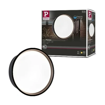Immagine di Paulmann Platomo schwarz 94696 Lampada da parete per esterno LED (monocolore) 14.5 W Nero