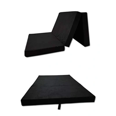 Immagine di Odolplusz materasso pieghevole, prodotto in UE, utilizzabile come per ospiti (nero, 120 x 200 cm)