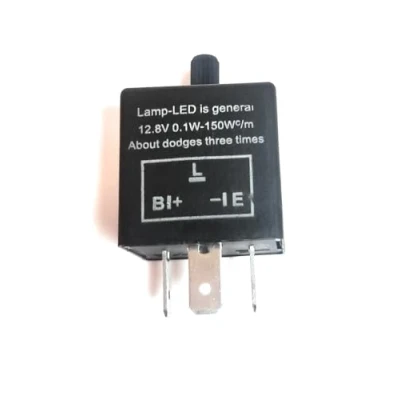 Immagine di Simda Pro relè freccia a LED universale 3 poli, 12 V, indicatori di direzione indipendente dal carico, lampeggiante, controllo della frequenza …