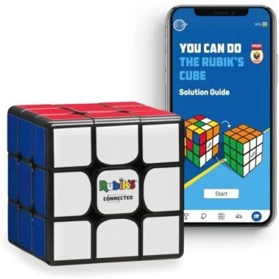 Immagine di Rubik’s Connected by GoCube: il cubo di Rubik elettronico connesso che ti consente competere con amici e cubers in tutto mondo. Rompicapo STEM abilitato per app si adatta a tutte le età