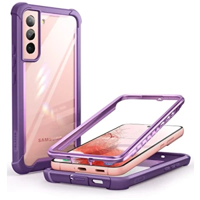 Immagine di i Blason Ares Series custodia rigida per Samsung Galaxy S22+ Plus 5g (versione 2022), protettiva trasparente senza pellicola integrata (viola)