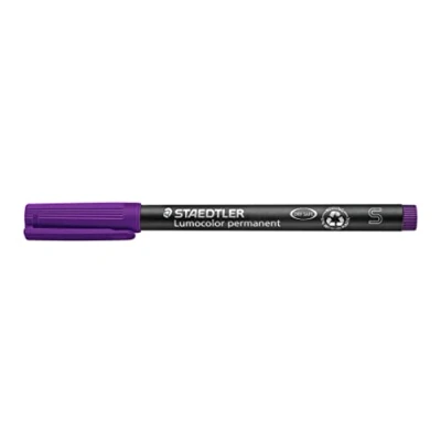 Immagine di STAEDTLER penna universale Lumocolor permanent, colore viola, punta S da 0.4 mm, confezione 10, 313 6, 10 Pezzi