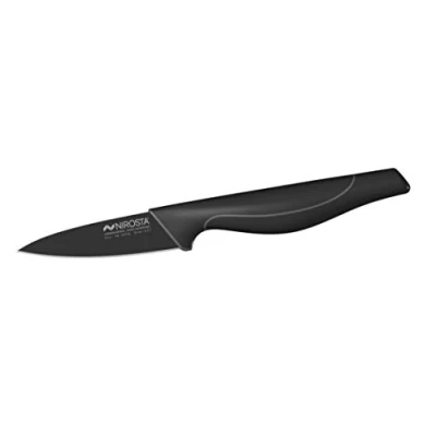 Immagine di Nirosta Coltello universale, Linea Wave in acciaio inossidabile con rivestimento antiaderente nero 9cm