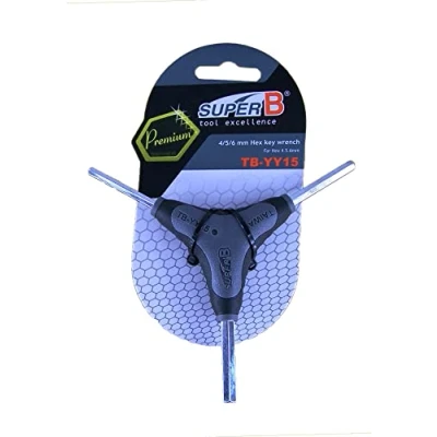 Immagine di Super B TB YY15 Tripla Chiave a brugola Colore: Nero/Grigio