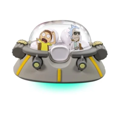 Immagine di WONDEE Rick e Morty Auricolari Bluetooth senza fili con Google Assistant per Apple Android, regali originali di
