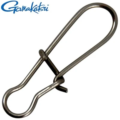 Immagine di Gamakatsu Hyper Ez Snap Moschettone per la pesca a spinning su luccio e luccioperca, gancio spinning, snaps predatoria, dimensioni / portata contenuto della confezione: misura 2 23 kg 7 pezzi