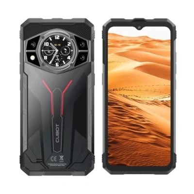 Immagine di CUBOT KingKong AX Smartphone da 6,6&quot; FHD+ 120Hz, 12GB e 256GB, fotocamera 100MP, batteria 5100mAh, Android 14, processore OctaCore, Nero